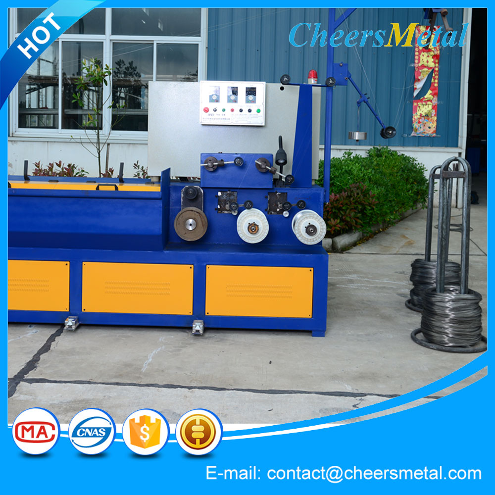 two heads high output stainless steel scourer wire drawing machine
