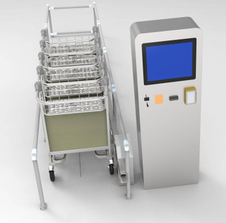 Airport Luggage Trolley Dispenseing System