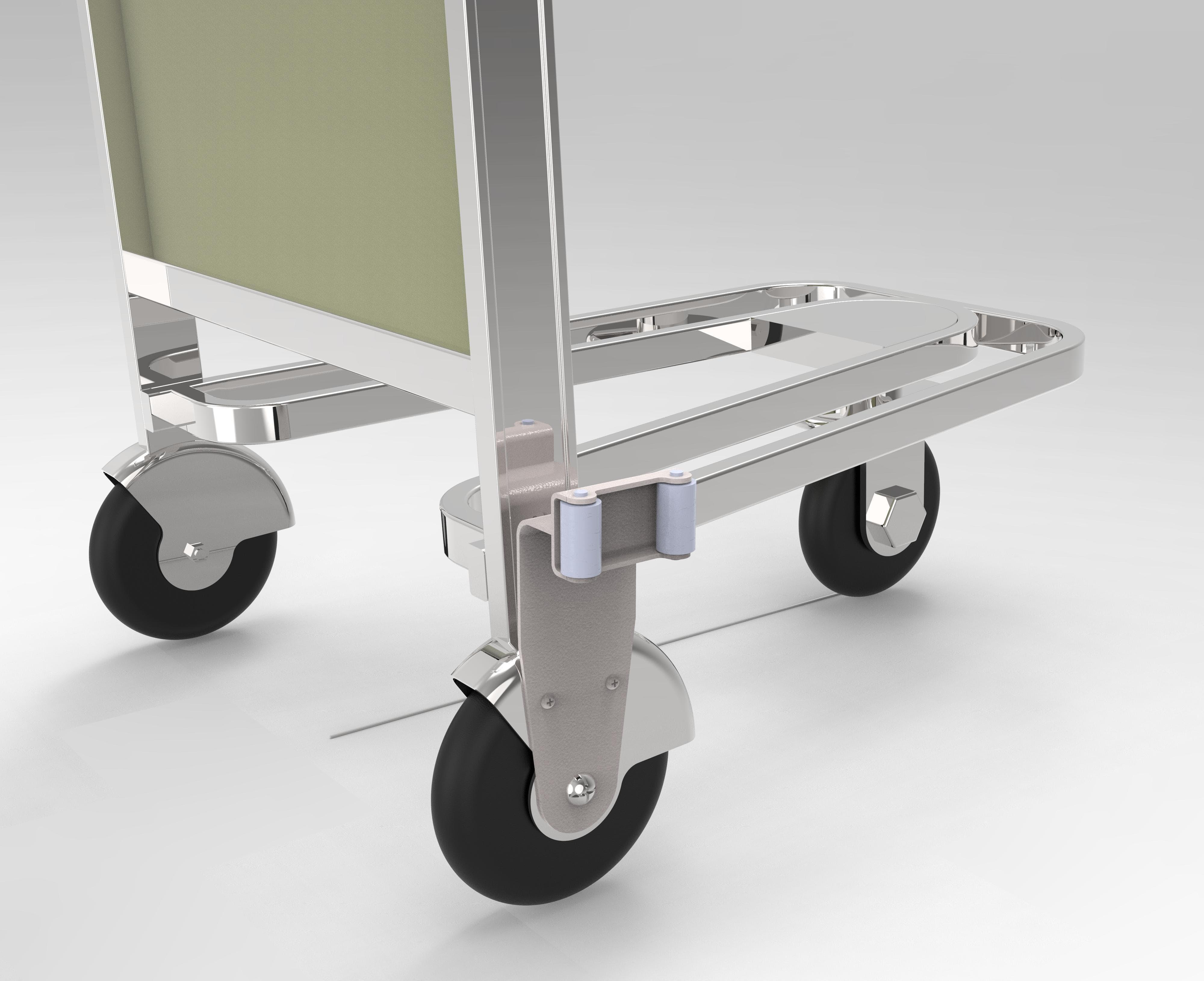 Airport Luggage Trolley Loading System