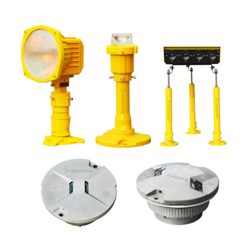 Precision Airport Ground Barricade Lighting with System