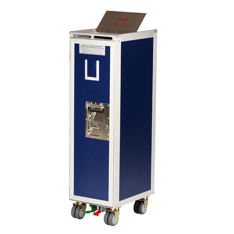 Half Size Airline Aircraft Airplane Rubbish Trolley