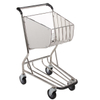 4 Wheels Stainless Steel Airport Shopping Trolley