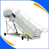 Hand push passenger boarding stairs for aviation ground service equipment
