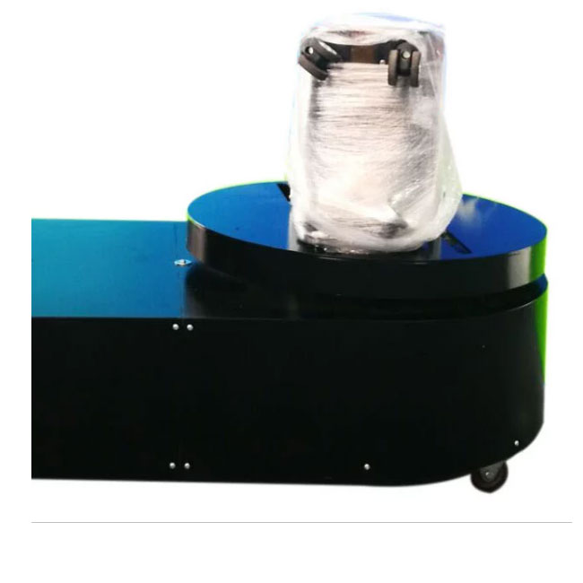 Airport Aviation Ground Luggage Stretch Film Pallet Wrapping Machine