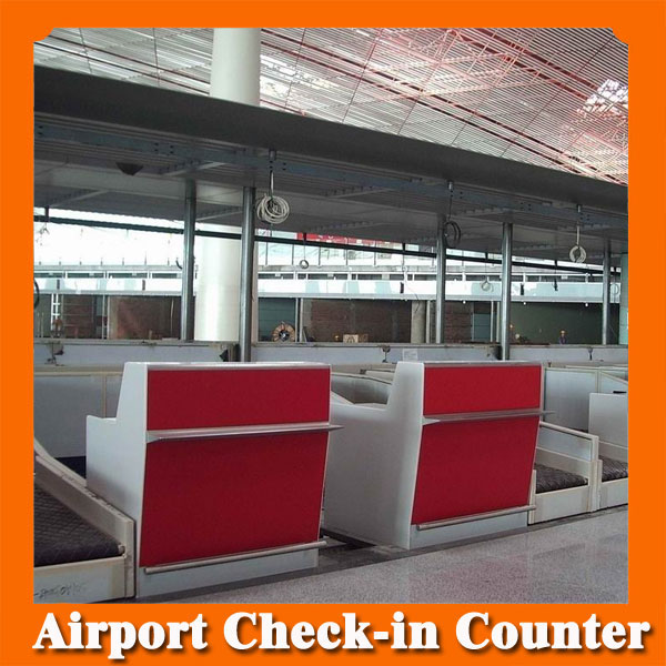 Multi-Function Ticket Service Check-in Counters for Airport