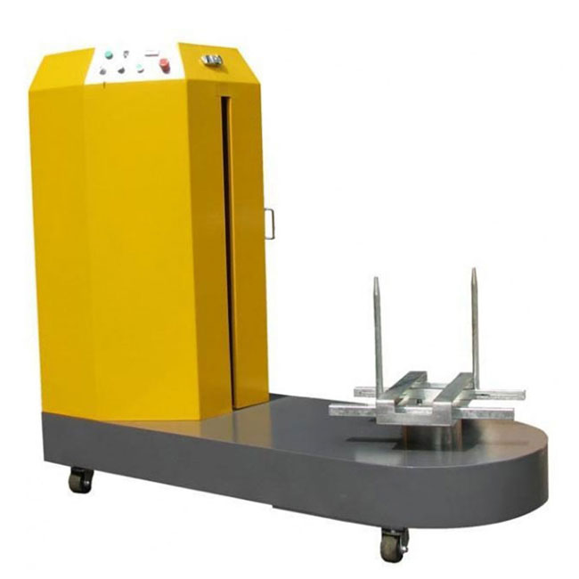 Airport Aviation Ground Luggage Stretch Film Pallet Wrapping Machine