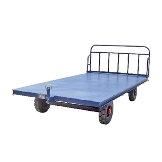 4 wheels 3 rails avaition transport baggage cart for airport station transportation