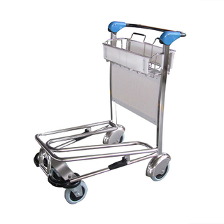 Handle Aluminum Alloy Luggage Airport Trolley with Brake